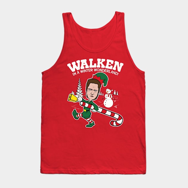 Walken in a Winter Wonderland Tank Top by darklordpug